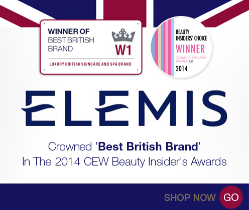 Elemis Best british Brand CEW 2014 Awards